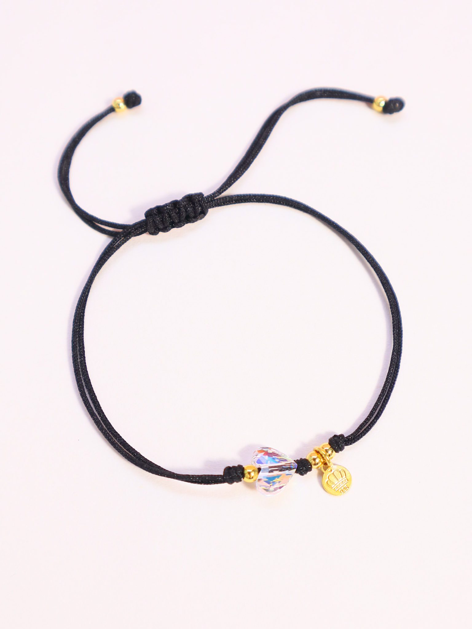 Pulsera Rubi negro corazon unicornio Joyería Petunia