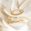 Anillo Corazón Blanco Oro