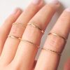 Anillo cintillo liso
