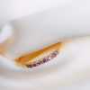 Anillo medio rivier lila