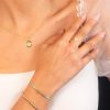 Anillo Corazón Blanco Oro