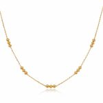 Cadena Trio beads oro