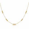 Cadena Trio beads oro