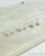 Aretes Bola plata