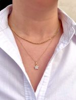 Dije Roseta oro 5 petalos - Imagen 2