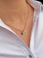 Dije 3 corazones oro - Imagen 2