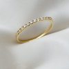 Anillo medio rivier churumbela blanco