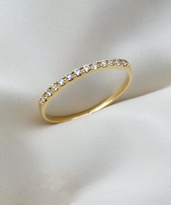 Anillo medio rivier churumbela blanco