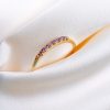 Anillo medio rivier lila