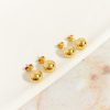Aretes bola oro 8mm