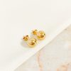 Aretes bola oro 8mm
