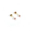 Arete Chispa Mini Rosa