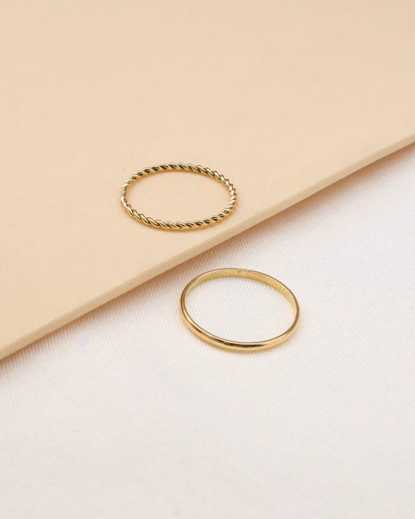 Anillo cintillo liso