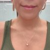 Dije corazón bombeado oro