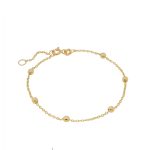 Pulsera disco oro