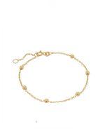 Pulsera disco oro