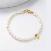 Pulsera perlita mini dorado