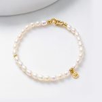 Pulsera perlita mini dorado