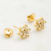 Aretes Roseta Oro XL