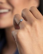 Anillo ojo turco cristal - Imagen 2