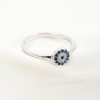 Anillo ojo turco cristal