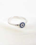 Anillo ojo turco cristal