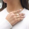 Pulsera puntos oro
