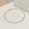 Pulsera puntos oro