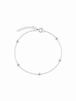 Pulsera disco plata