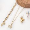 Aretes bola oro 10mm
