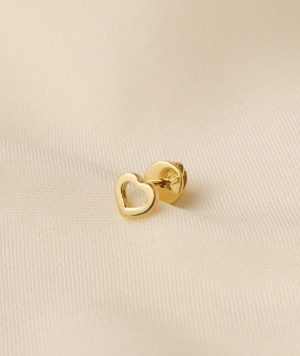 Piercing corazon calado