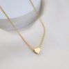 Cadena corazon mini dorado