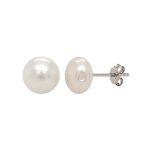 Aretes Perla plata