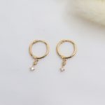 Argollas chispa colgante