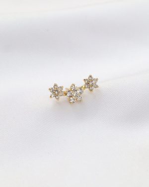 Piercing triple roseta