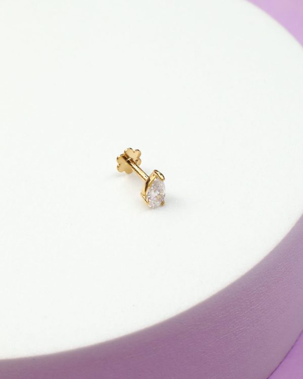 Piercing solitario gota - Imagen 2
