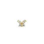 Piercing Mariposa blanco