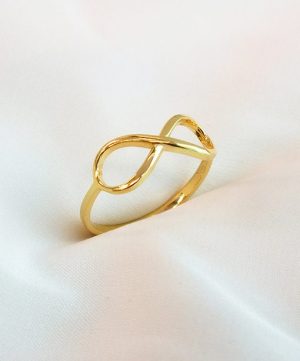 Anillo Infinito Dorado