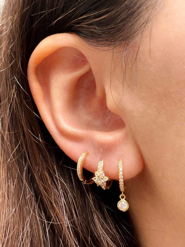 Argollas roseta dorada - Imagen 3