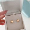 Aretes bola oro 5mm