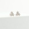 Aretes triple flor