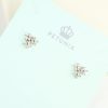Aretes triple flor