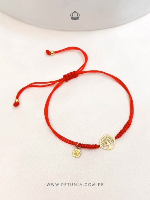 pulsera arbol oro Pulsera Lia arbol de la vida