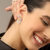 Aretes triple flor