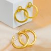 Argollas doble circulo