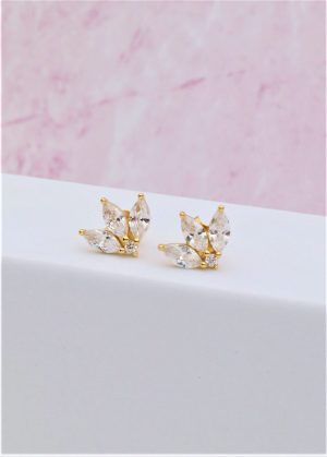 Aretes Marquis dorado