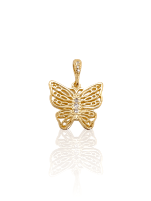 Dije mariposa laminado