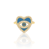 Anillo Daniela turquesa