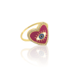 Anillo Daniela fucsia