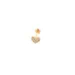 Piercing corazon cristal